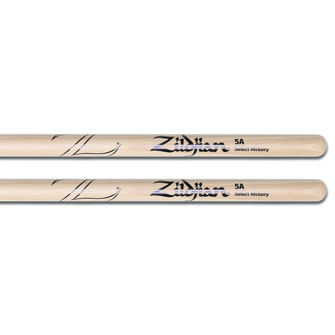 Zildjian 5A Natural Finish Wood Tip Drumsticks - Image 1