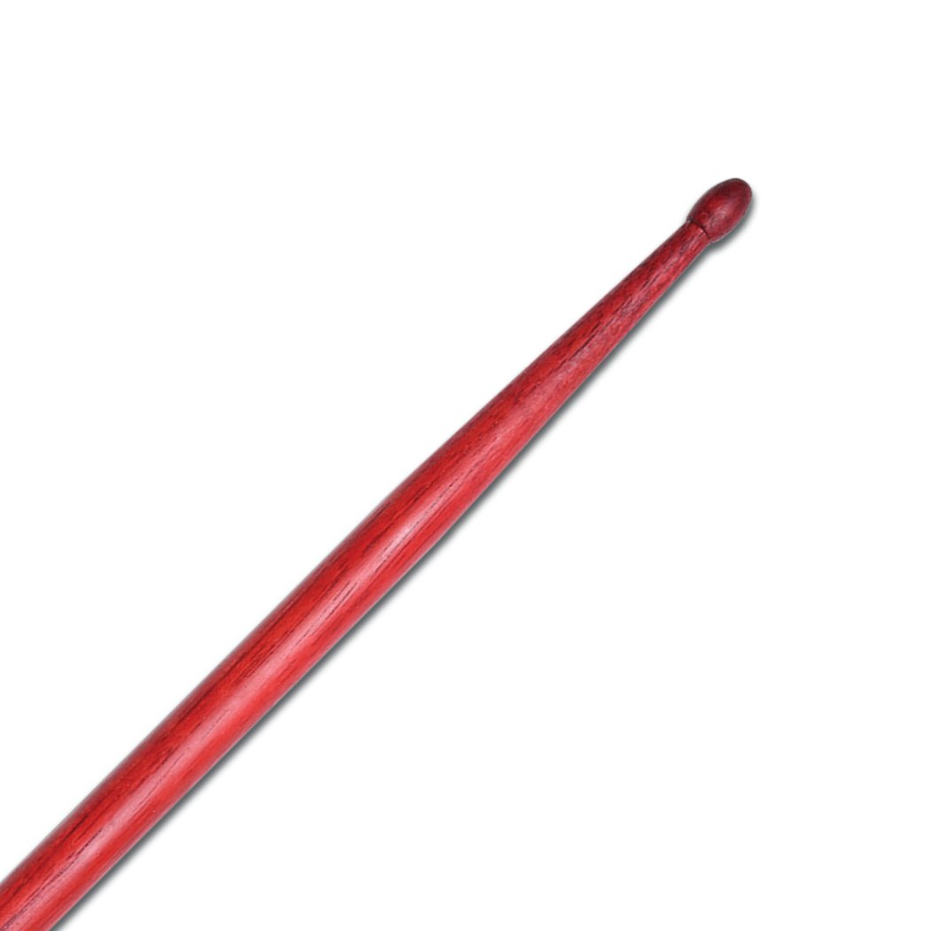 Zildjian 5A Red Finish Wood Tip Drumsticks - Image 3