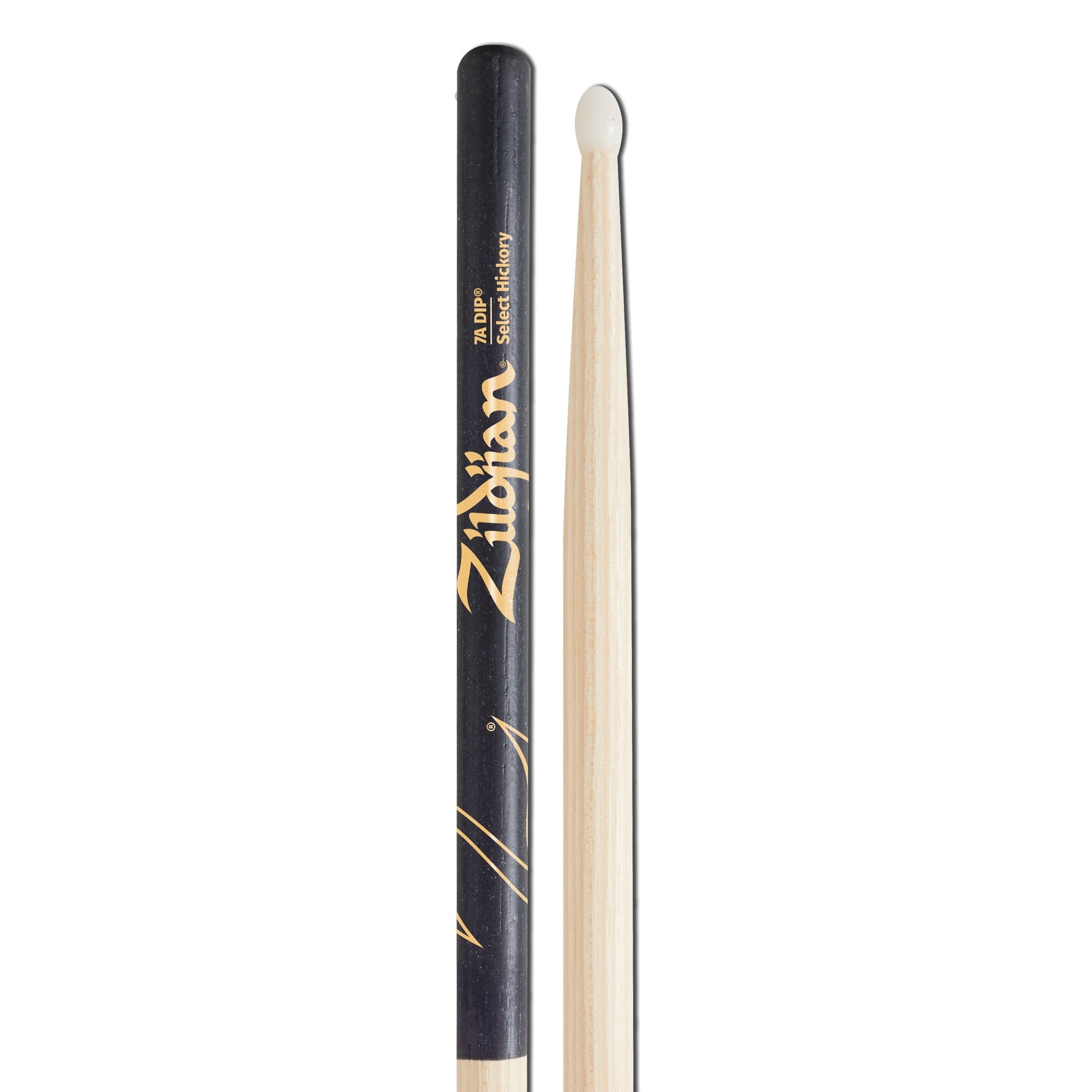 Zildjian 7A Nylon Black Dip Drumsticks - Image 2