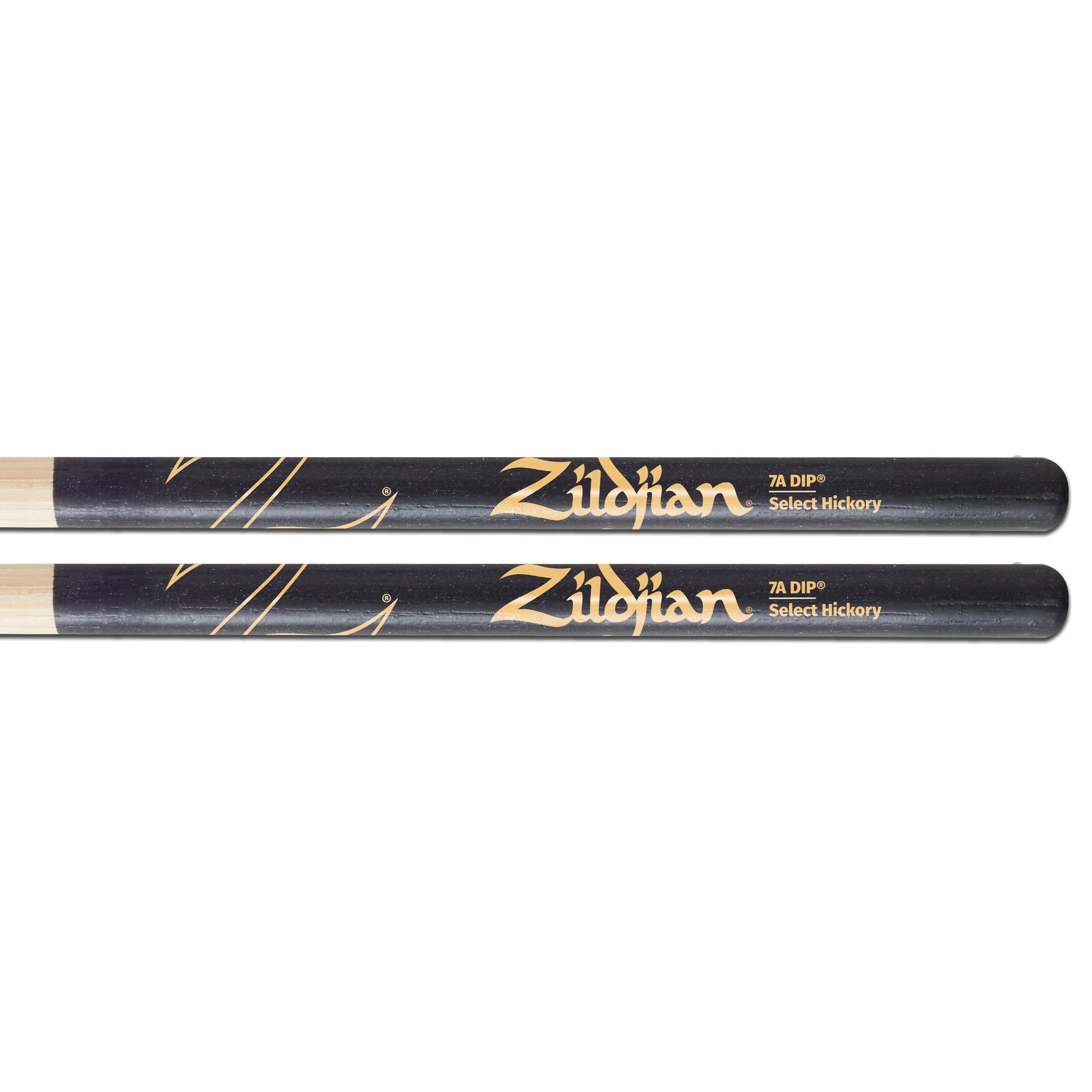 Zildjian 7A Nylon Black Dip Drumsticks - Image 1