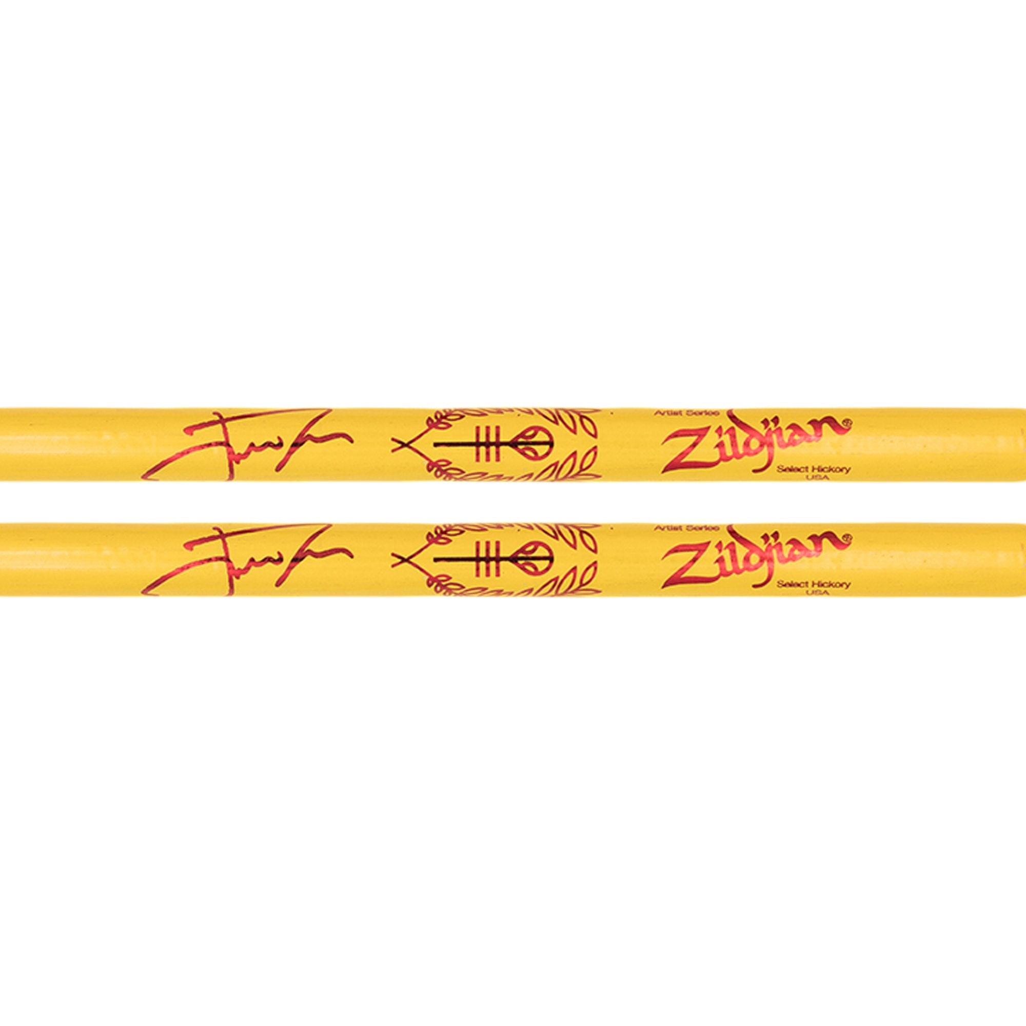 Zildjian Artist Series Josh Dun Drumsticks - Clancy Yellow - Image 1