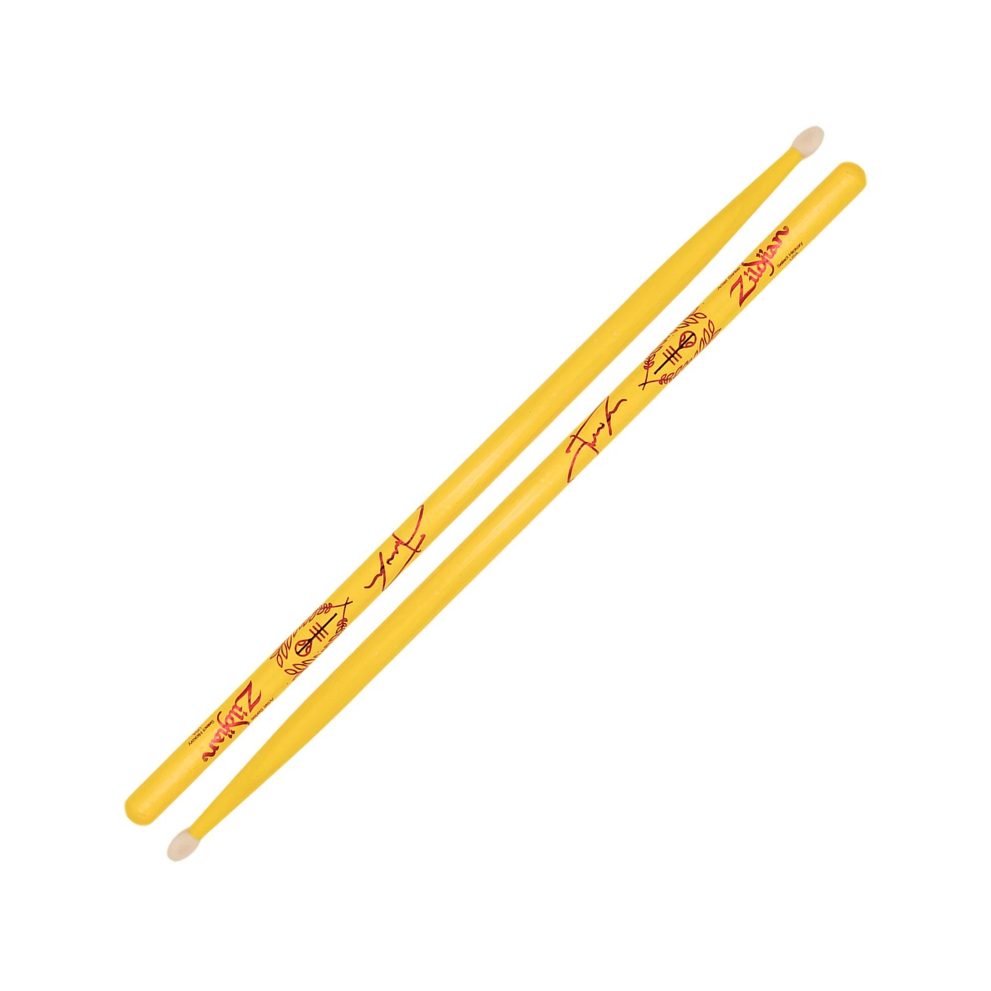 Zildjian Josh Dun Clancy Yellow Drumsticks ZASJD4