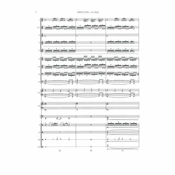 Zimmer-Man of Steel arr. Perez (SP)-B/1-2V/C/Cro./2-4M/4T/P/PN/opt.synth