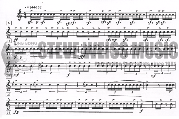 Zivkovic-10 Etudes for Snare Drum
