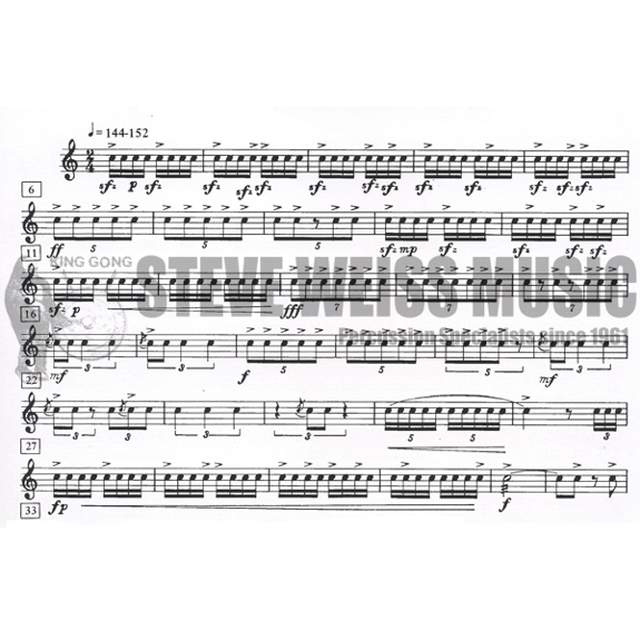 Zivkovic-10 Etudes for Snare Drum