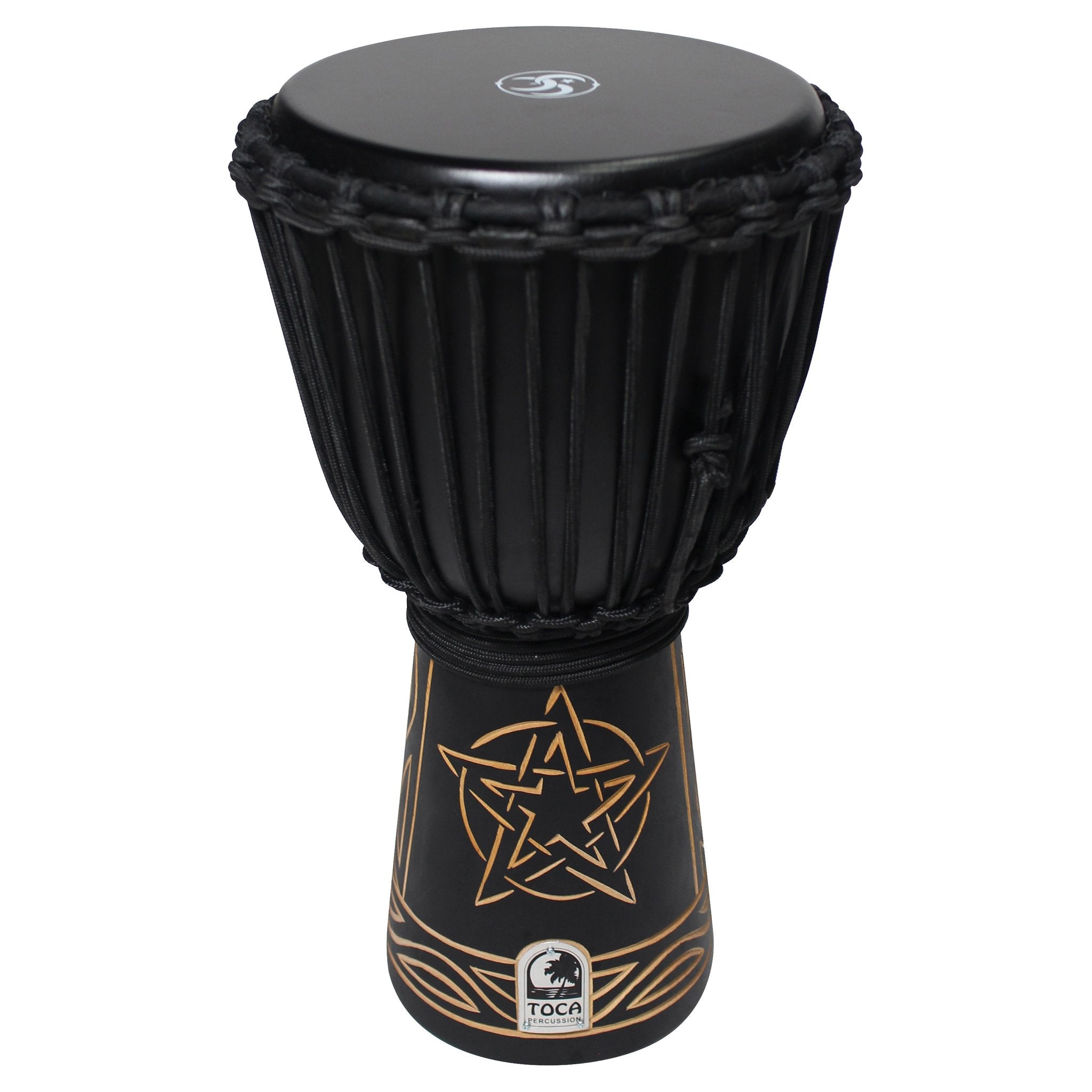 10" Toca Sully Erna Black Mamba Wood Rope Tuned Djembe