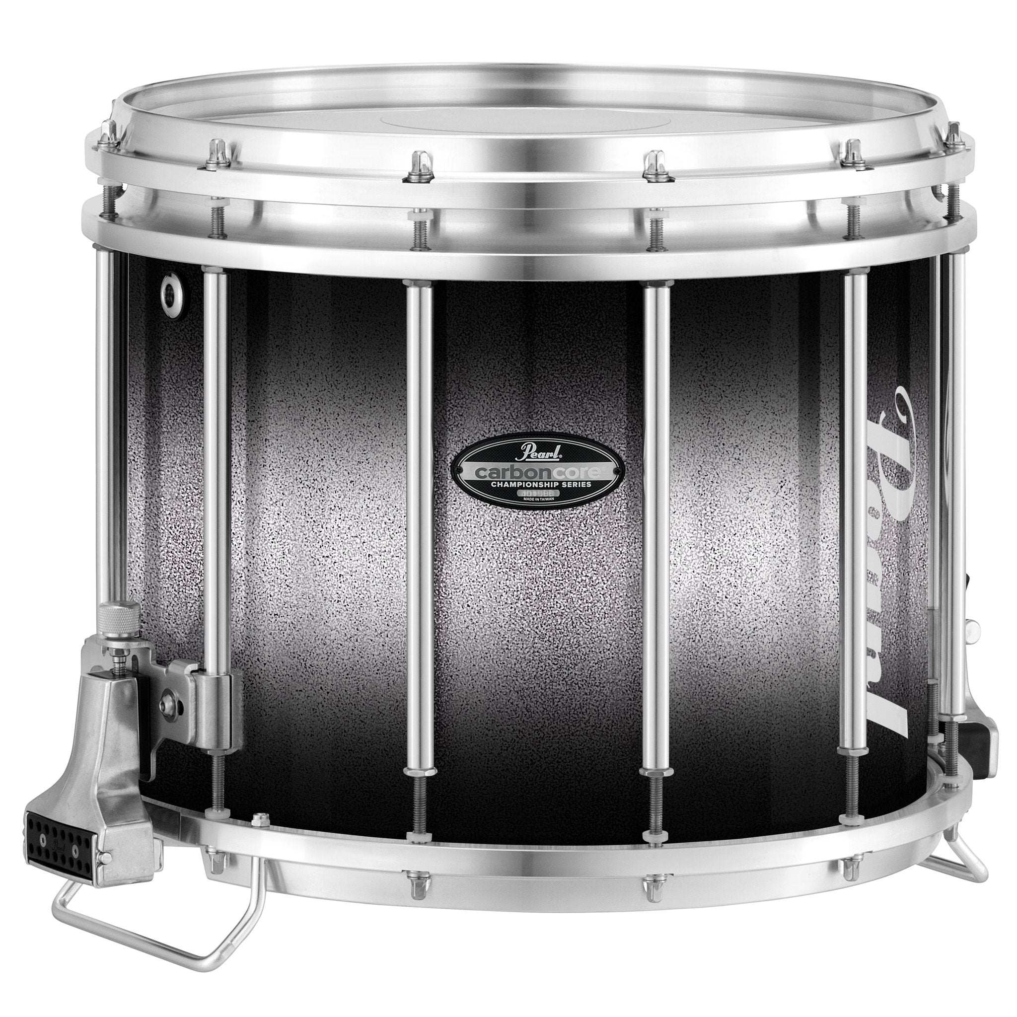 14x12 - Pearl FFX Championship Maple CarbonCore Marching Snare Drum Black Silver Burst FFXCC1412/A368