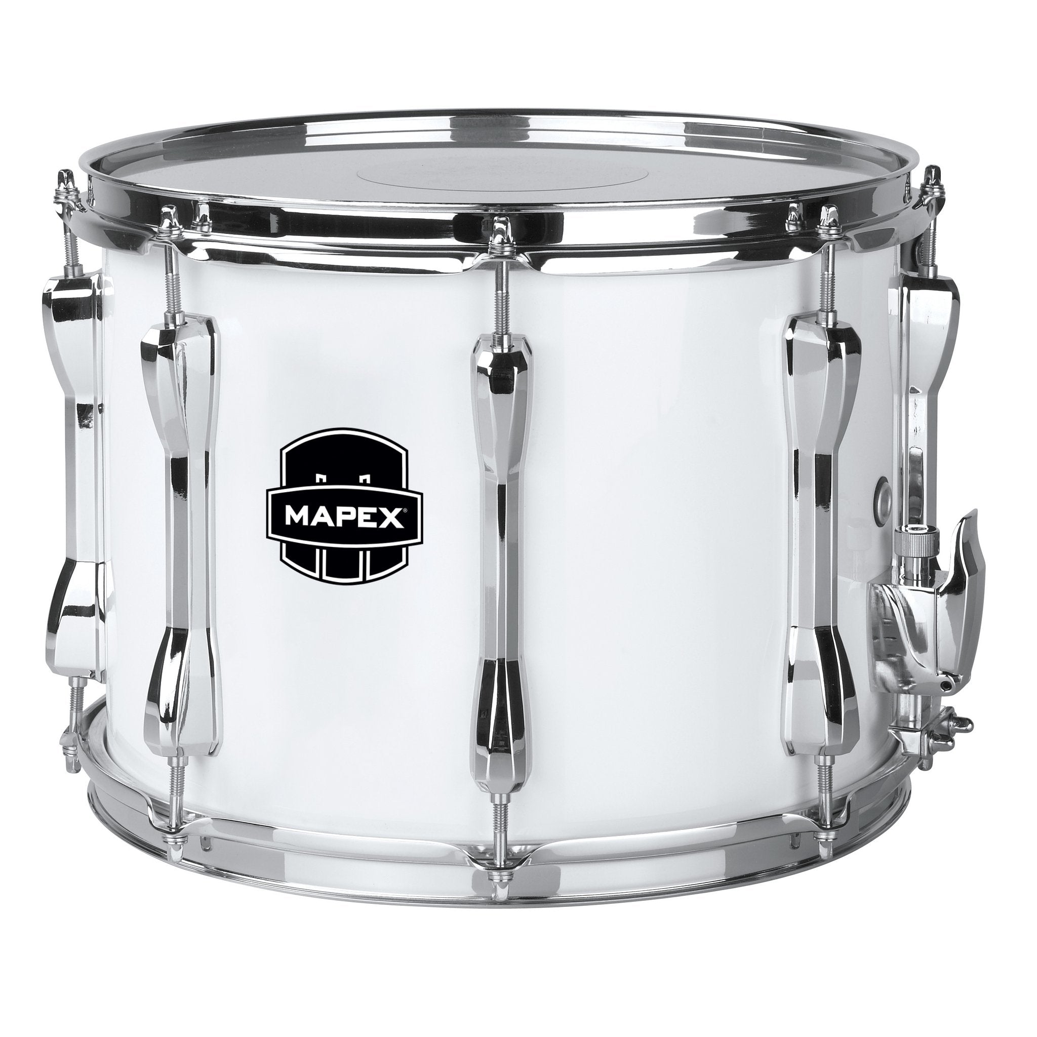 14x12 - Standard Mapex Qualifier Marching Snare - Gloss White QLS1410
