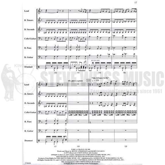 ABBA-ABBA Medley arr. Moore (SP)-Steel drs./DS/BG