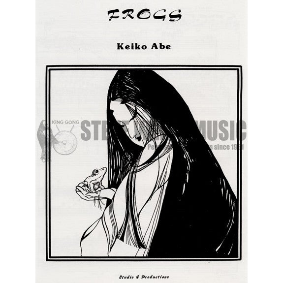 Frogs by Keiko Abe Solo Marimba Sheet Music Cover