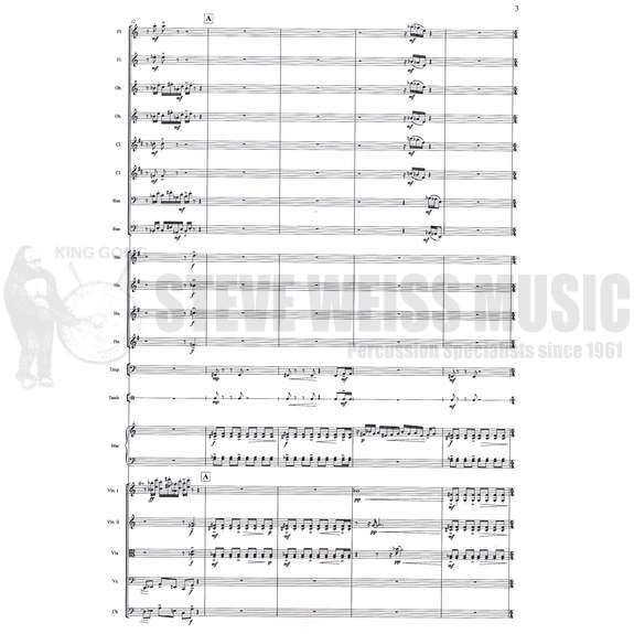 Acosta-Concerto No. 1 for Marimba and Orchestra (StS)-M/Orch.