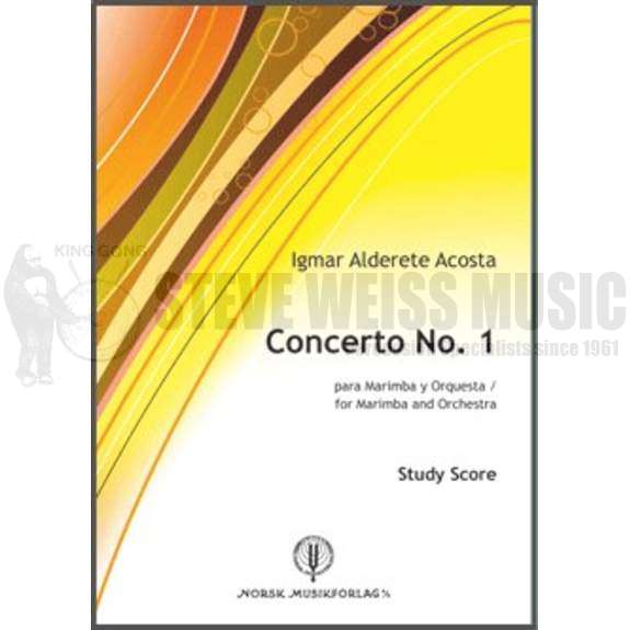 Acosta-Concerto No. 1 for Marimba and Orchestra (StS)-M/Orch.