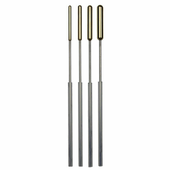 Acoustic Percussion Triangle Beater Set - Brass Head with Case