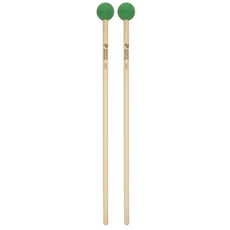 Acoustic Percussion Unwound Series UW2R Medium Hard Mallets - Rattan ACO-UW2R