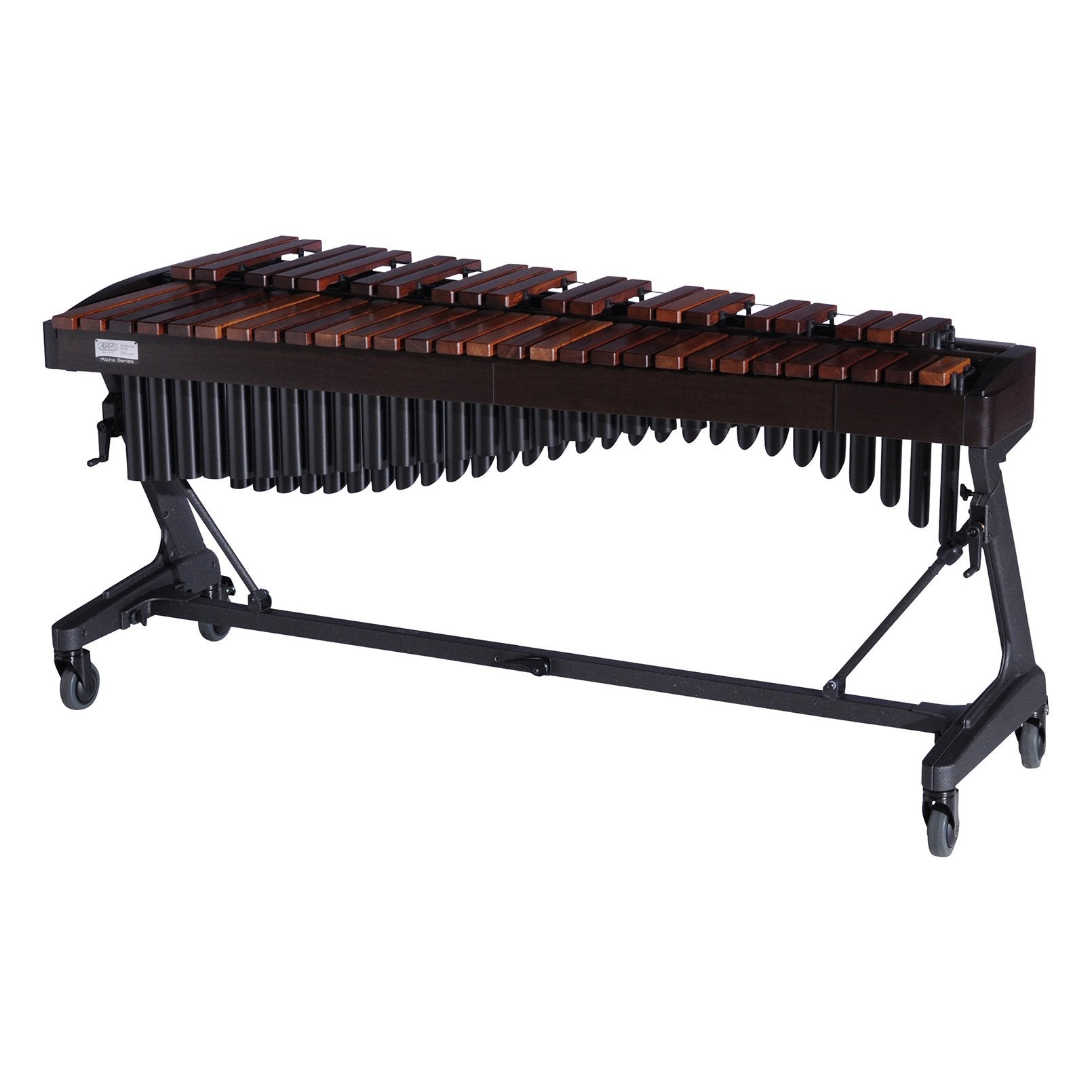 Adams Alpha Series 3.5 Octave Rosewood Xylophone w/Apex Frame Espresso, Midnight Black Resonators ADM-XAHAA35/9E1 Rear