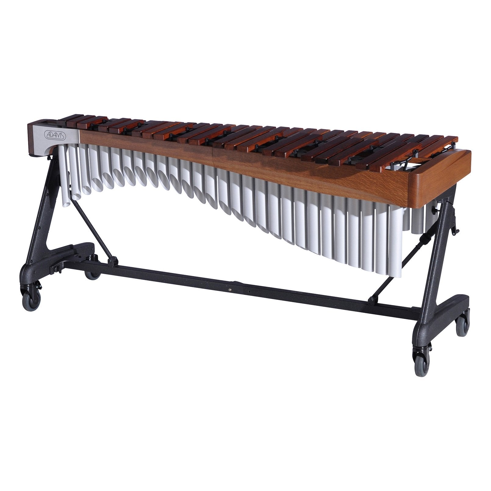 Adams Alpha Series 3.5 Octave Rosewood Xylophone w/Apex Frame Walnut Rails, Titanium Silver Resonators ADM-XAHAA35/9T5