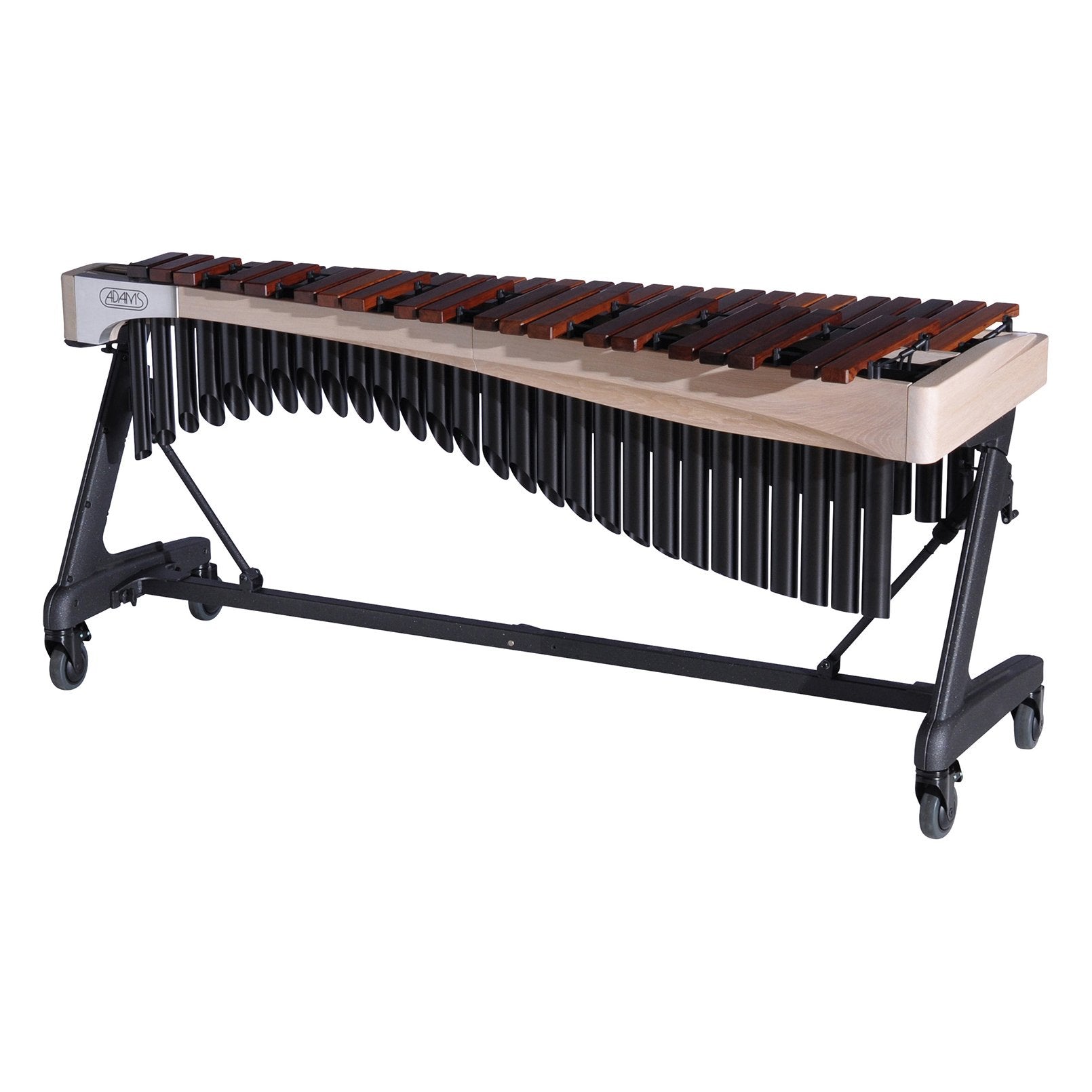 Adams Alpha Series 3.5 Octave Rosewood Xylophone w/Apex Frame White Wash Rails, Midnight Black Resonators ADM-XAHAA35/9W1