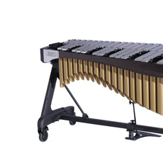 Adams Alpha Series 3.5 Octave Vibraphone, Silver Bars, w/Motor and Apex Frame Espresso, Gold Resonators ADM-VAWA35S/9E3