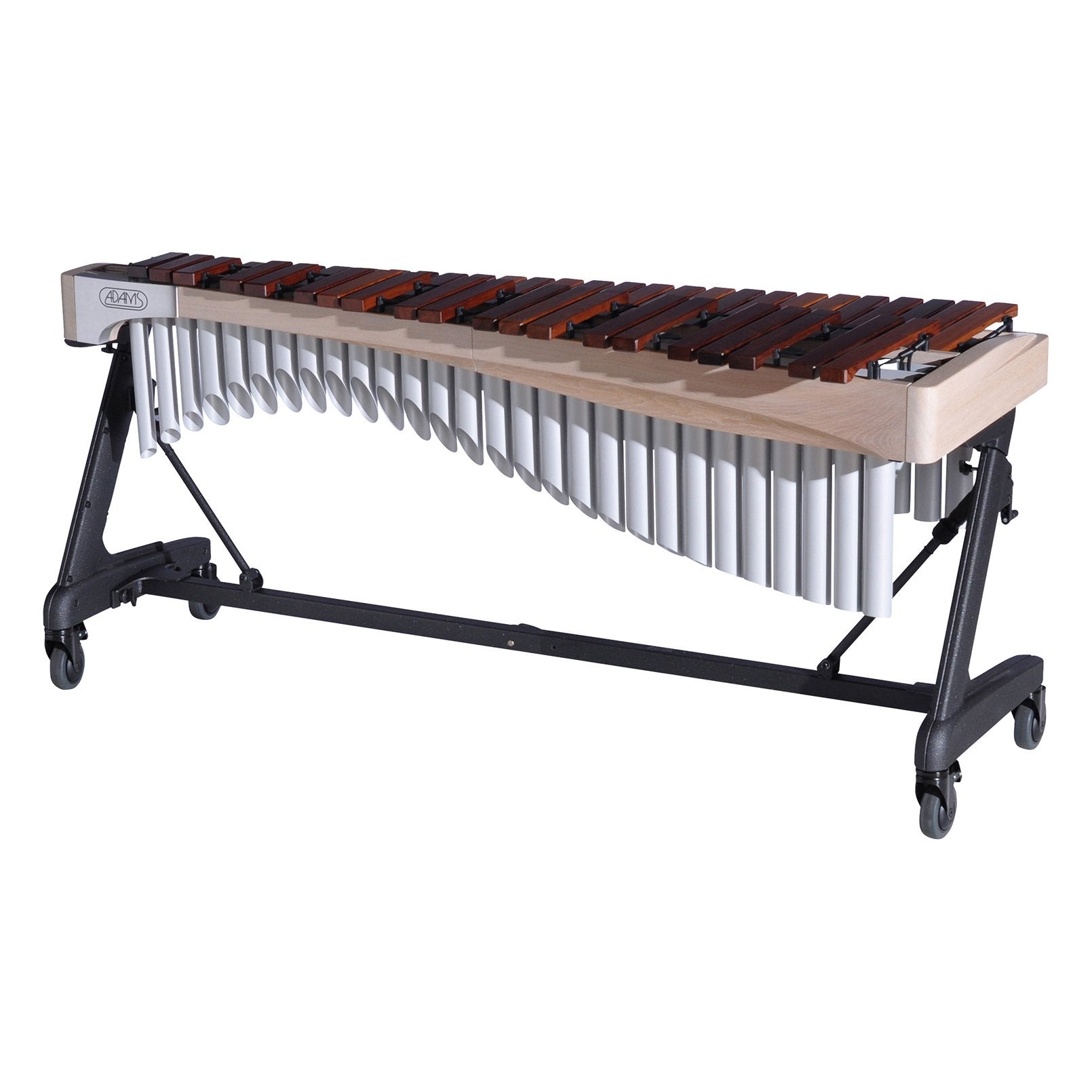 Adams Alpha Series 4.0 Octave Rosewood Xylophone w/Apex Frame White Wash Rails, Titanium Silver Resonators ADM-XAHAA40/9W5