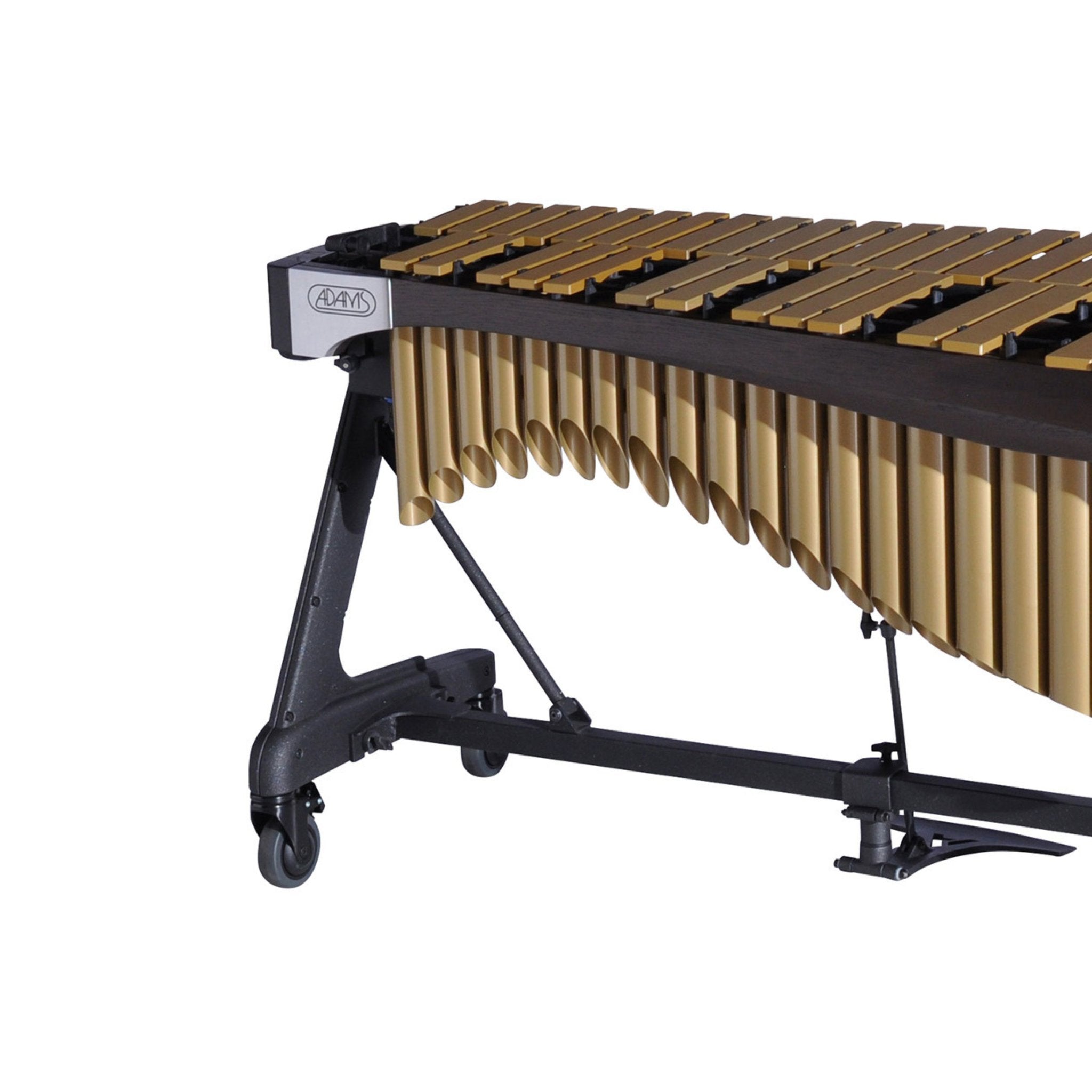 Adams Alpha Series 4.0 Octave Vibraphone, Gold Bars, w/Motor and Apex Frame Espresso, Gold Resonators ADM-VAWA40G/9E3