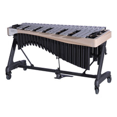 Adams Alpha Vibraphone with Silver Bars, Black Resonators, and Whitewash Rails Audience Side