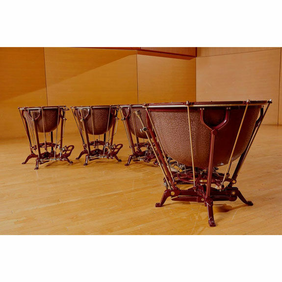 23" Adams Dresden Vintage Timpani American Setup, No wheels - Calf Heads