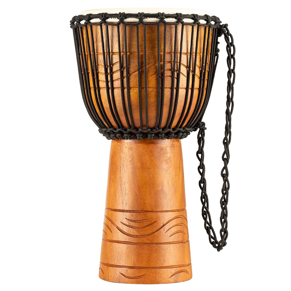 Meinl Medium African Rope Tuned Djembe Side