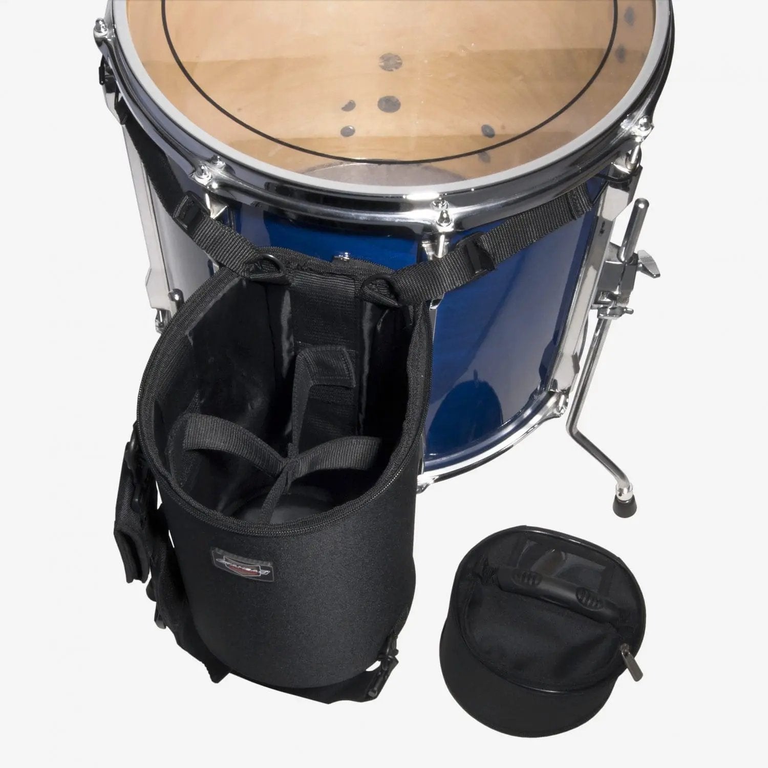 Ahead Mallet Tower Stick Case Hanging on Floor Tom Top Handle Removed