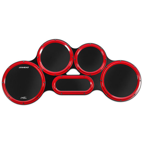 Ahead S-Hoop Chavez Tenor Practice Pad (Black Surface / Red)