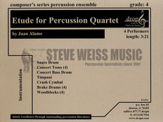 Alamo-Etude for Percussion Quartet (SP)-4T/P