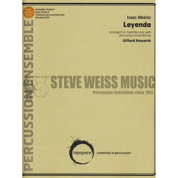 Albeniz-Leyenda arr Howarth (SP)-Solo M/2B/2V/C/X/2M/T/P