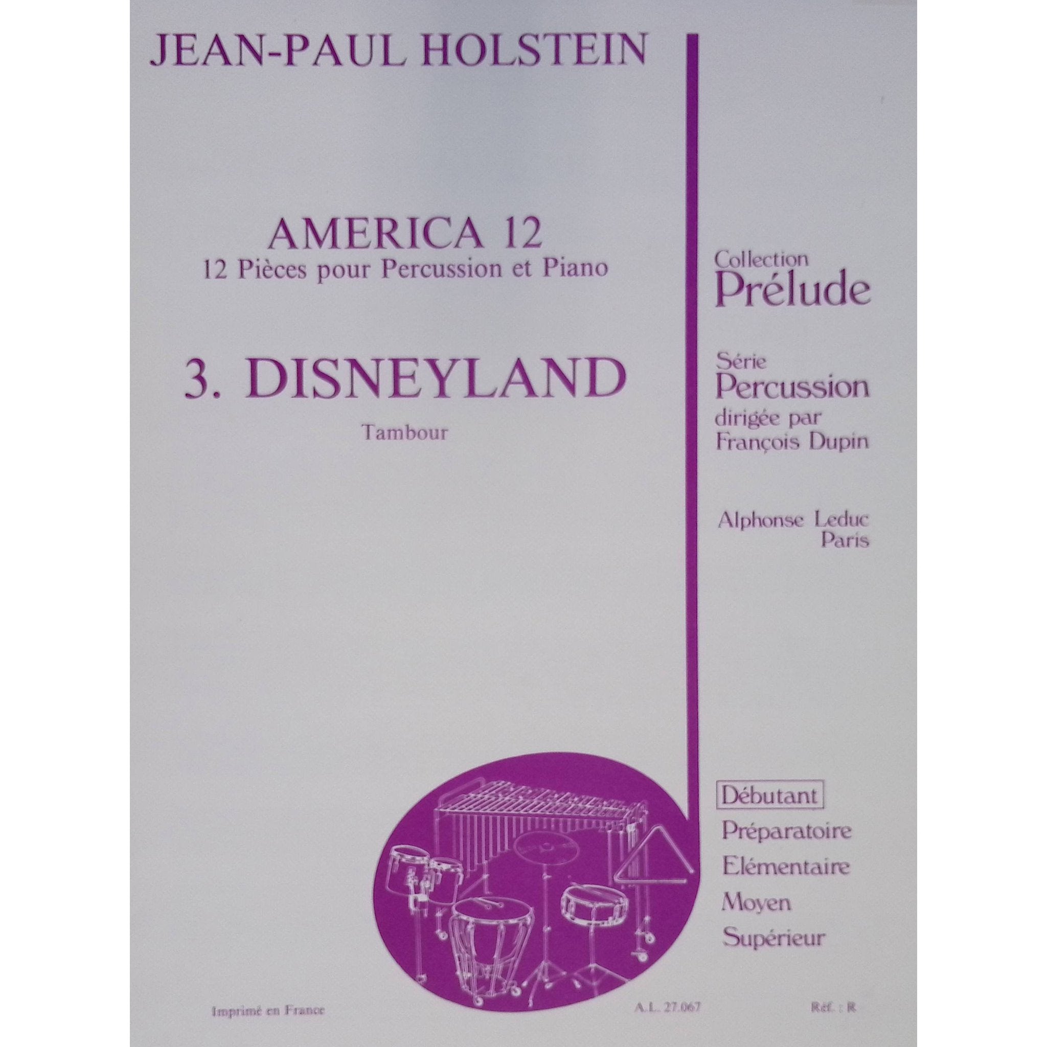 America 12 3 Disneyland Jean Paul Holstein