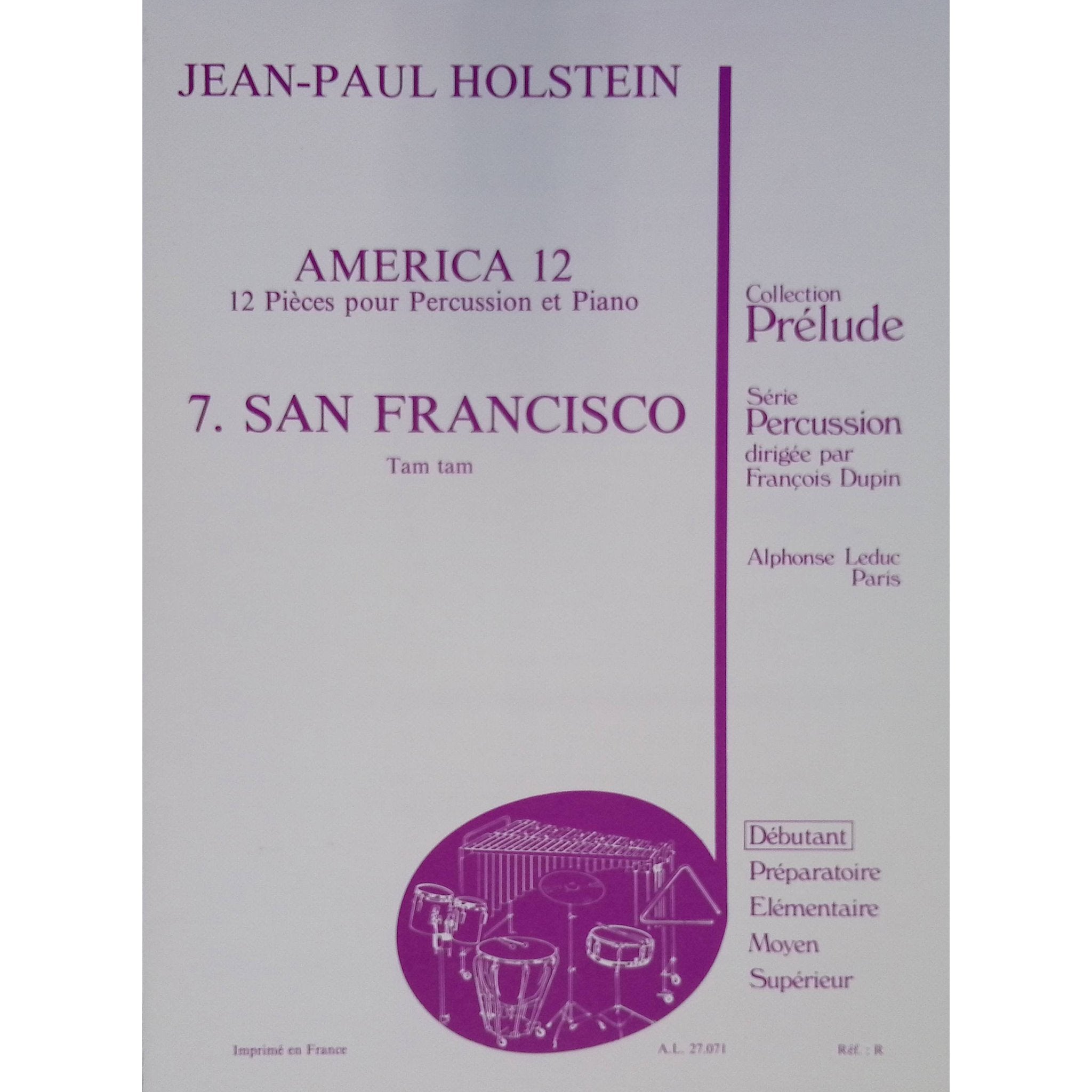America 12 7 San Francisco by Jean Paul Holstein