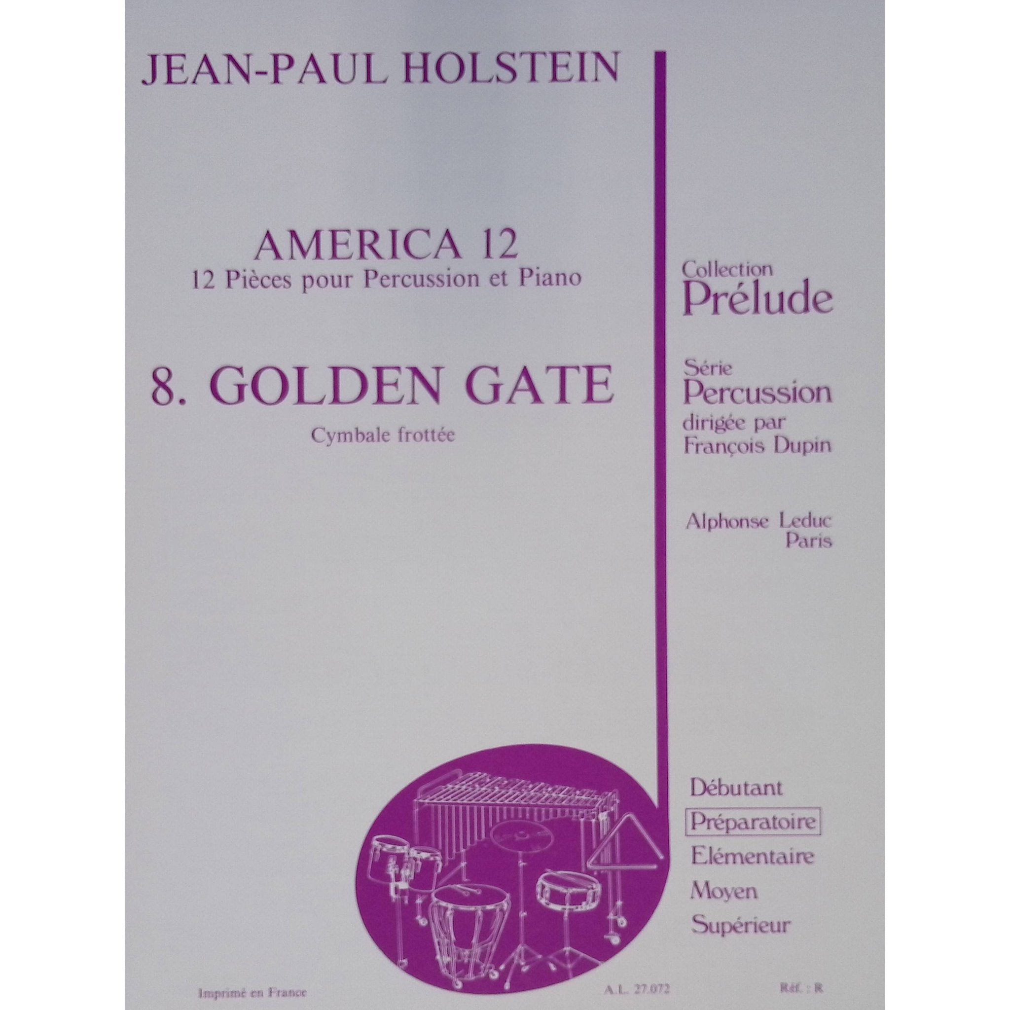 America 12 8 Golden Gate by Jean Paul Holstein