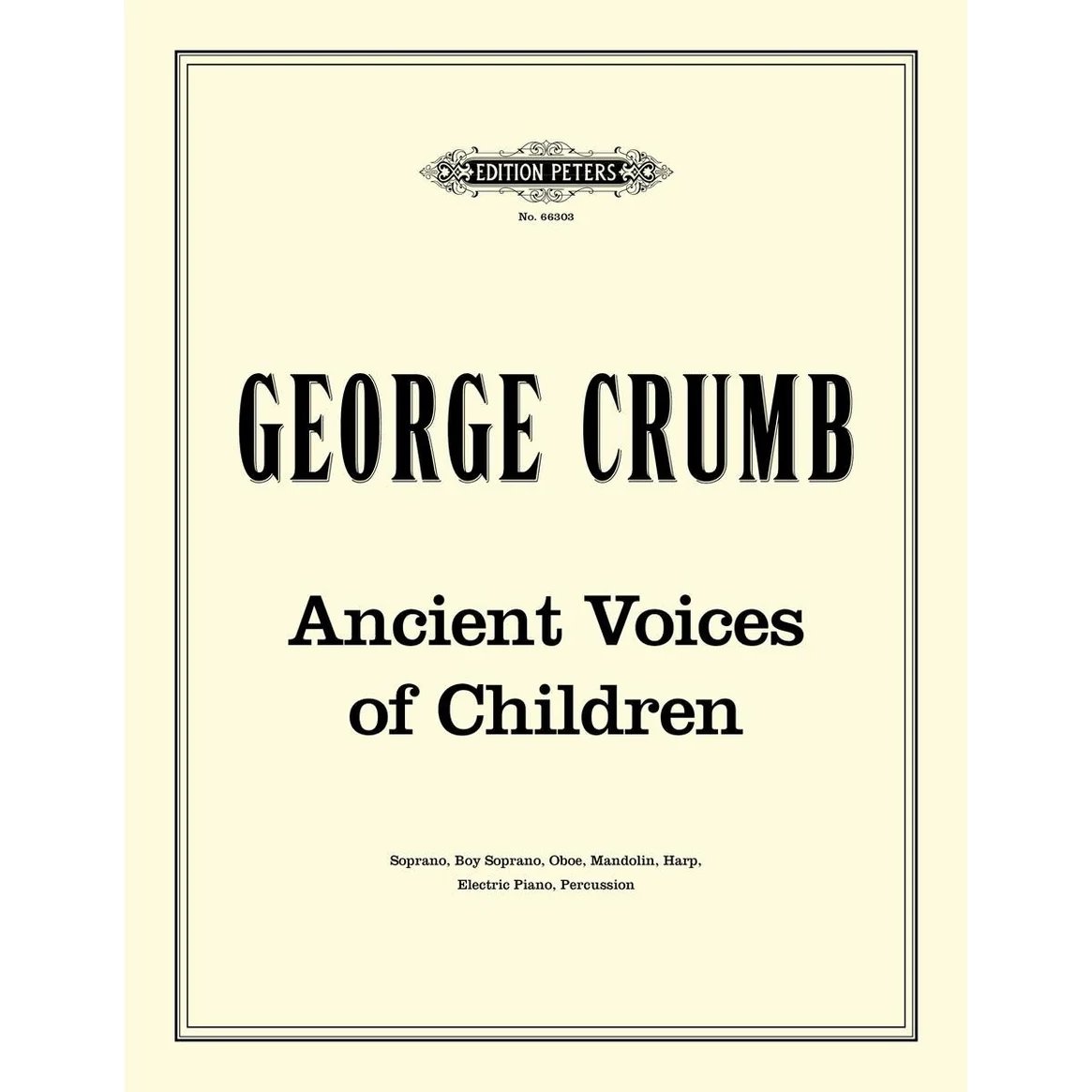 Ancient Voices Of Children by George Crumb