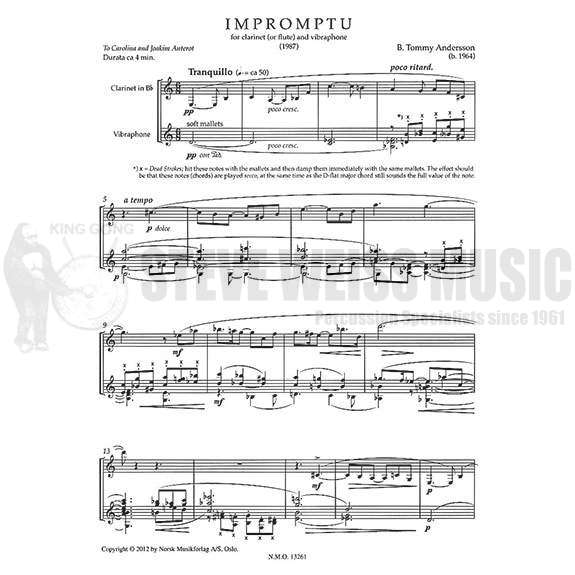 Andersson-Impromptu (SP)-V/CL or FL