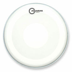 Aquarian 16" Studio-X White Texture Coated Drumhead with Dot