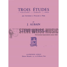 Aubain-Trois Etudes(SP)-P/4T/X/B/V/PN