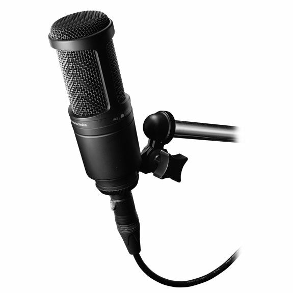 Audio Technica AT2020 Cardioid Condenser Microphone