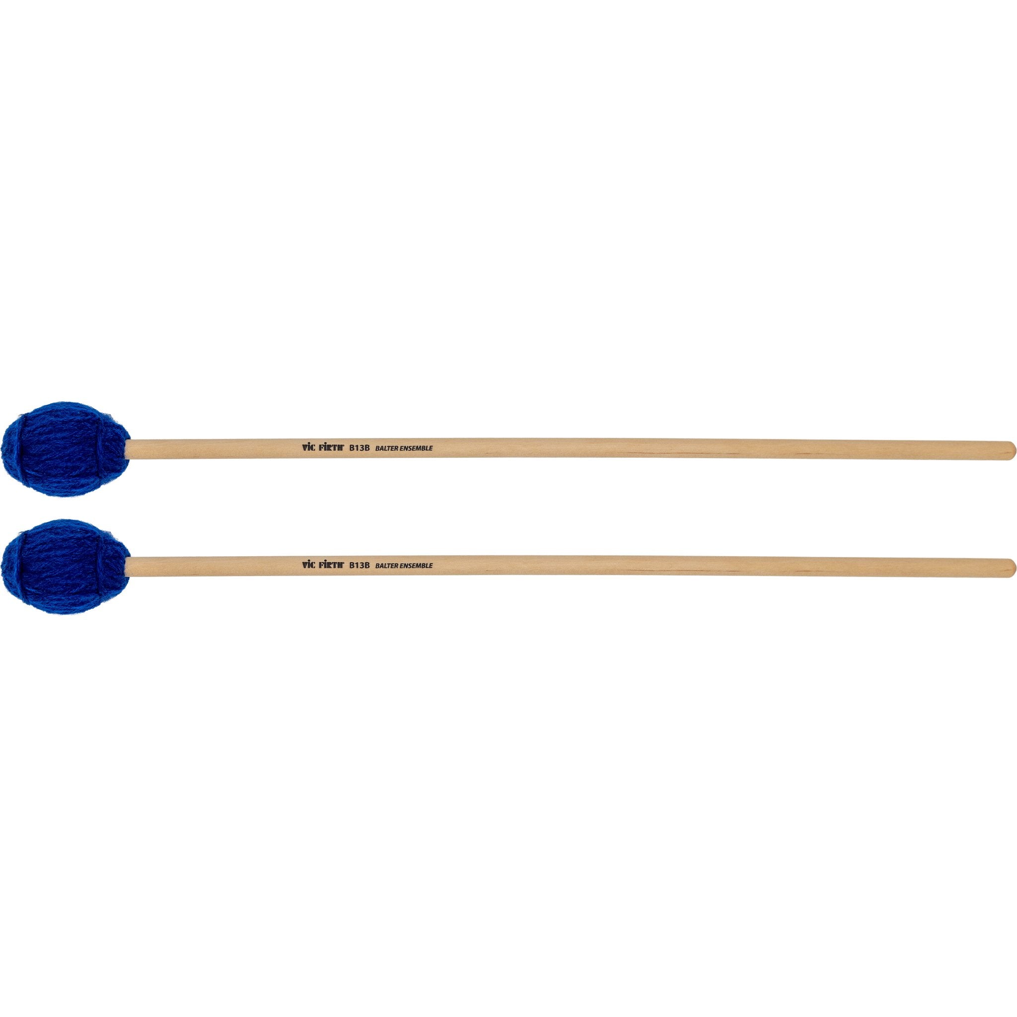 Balter Ensemble Series 13B Medium Blue Yarn Marimba Mallet - Birch