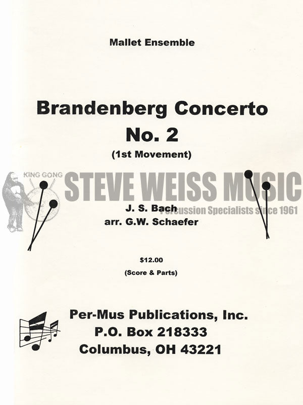 Bach-Brandenberg Concerto #2 arr. Schaeffer (SP)-5M