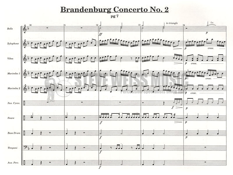 Bach-Brandenburg Concerto #2 (First mvt.) arr. Freytag (SP)-B/V/