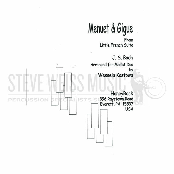 Bach-Menuet & Gigue (Little French Suite)(SP)-Kostowa-V/M