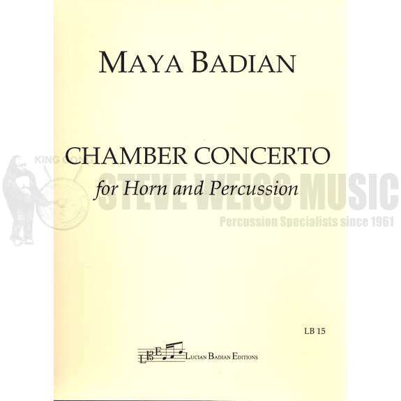 Badian-Chamber Concerto for Horn and Percussion (S-n2)- V/M/2T/HN