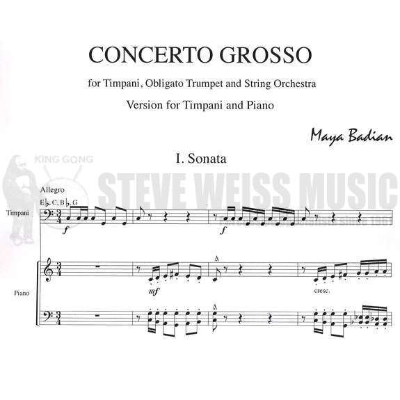 Badian-Concerto Grosso (Piano Reduction) (S-n2)-4T/PN
