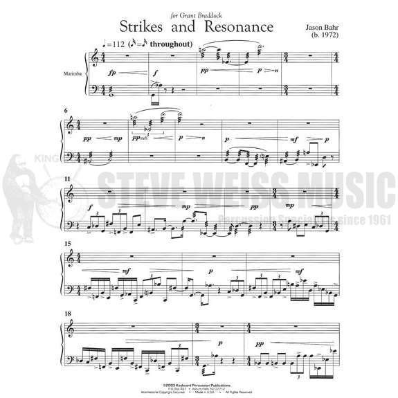 Bahr-Strikes and Resonance-M(5)