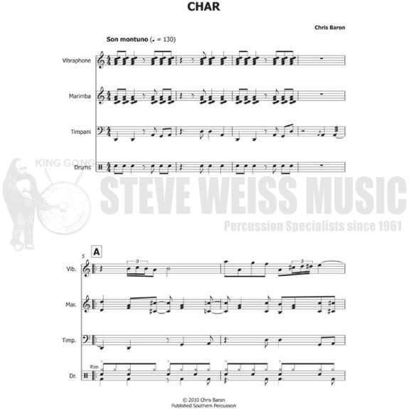 Baron-Char - Score and Parts-V/M/4T/P