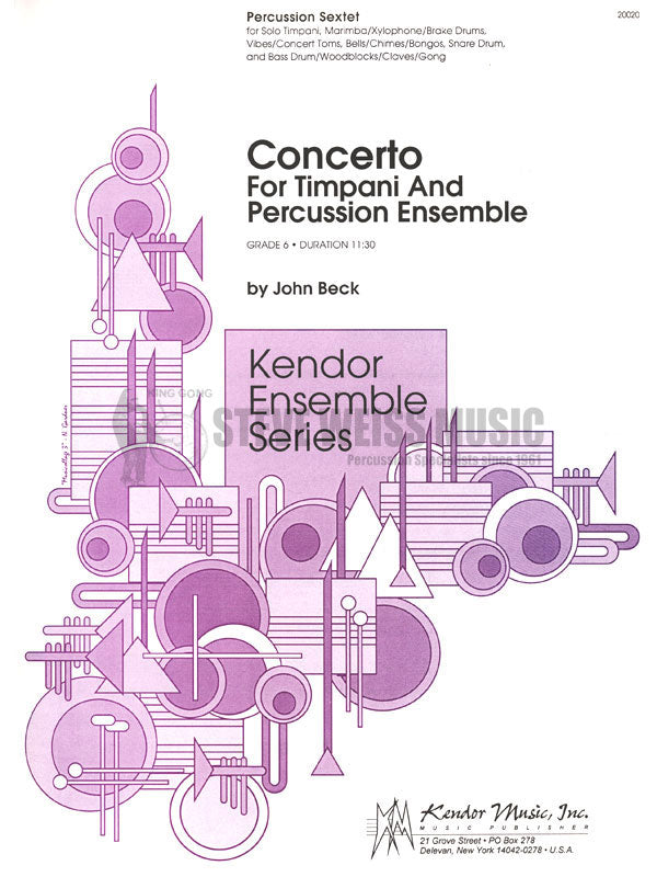 Beck-Concerto for Timpani and Percussion (SP)-4T solo/P/M/X/V/B/