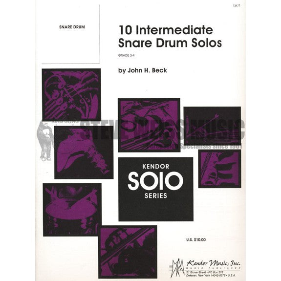 Beck-Ten Intermediate Snare Drum Solos