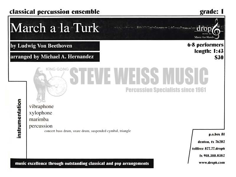 Beethoven-March a la Turk arr. Hernandez (SP)-V/X/M/P